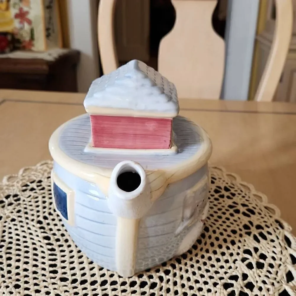 Susan Winget Noah's Arc ceramic teapot